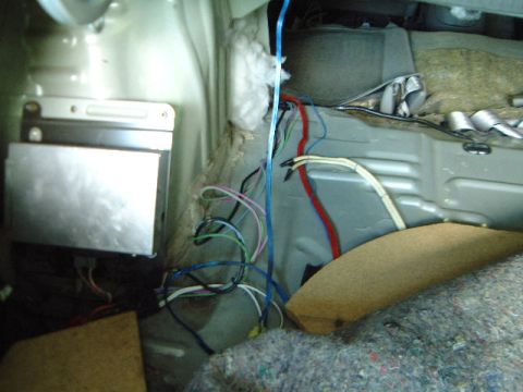 1998 Ford Taurus - wires ran from trunk