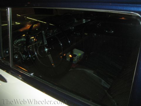 1968 Ford Mustang - View of a car's interior, focusing on the dashboard and steering wheel.