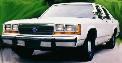 1990 Ford Crown Victoria “THE WHITE BEAST”