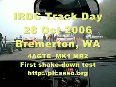 1985 Toyota MR2 - IRDC track day Oct 28 2006, Bremerton WA