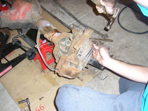 1996 Ford Bronco - caliper coming off