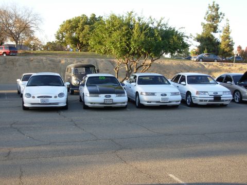 1995 Ford Taurus - all 3 Gen's in white