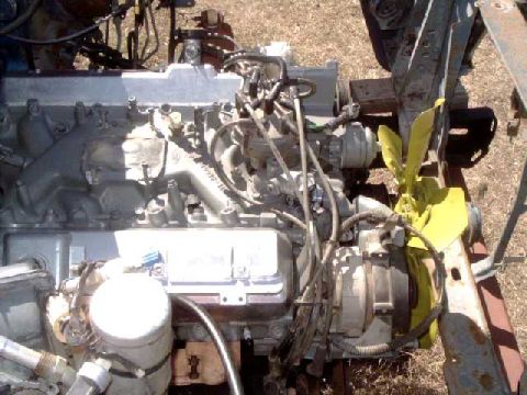 1984 Ford Bronco - fan and acc. brackets attached