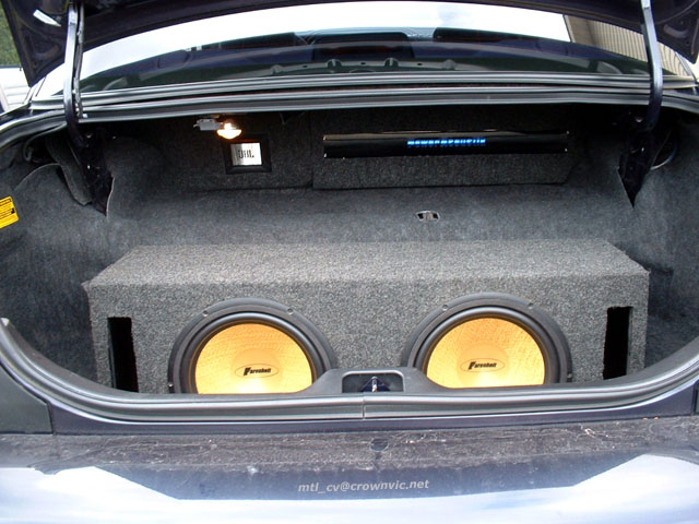 Boom boom boom...2 12" Farenheit subs.