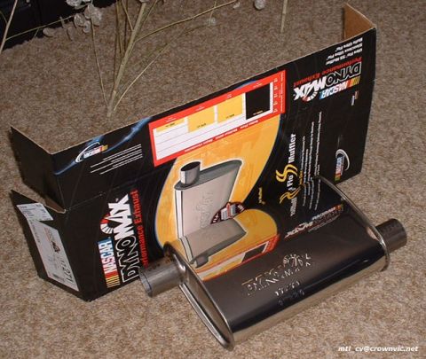 2000 Ford Crown Victoria - Dynomax UltraFlo SS mufflers.