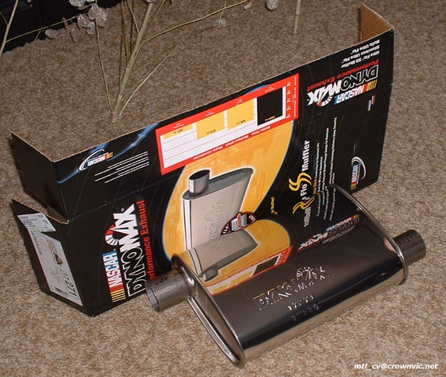 Dynomax UltraFlo SS mufflers.