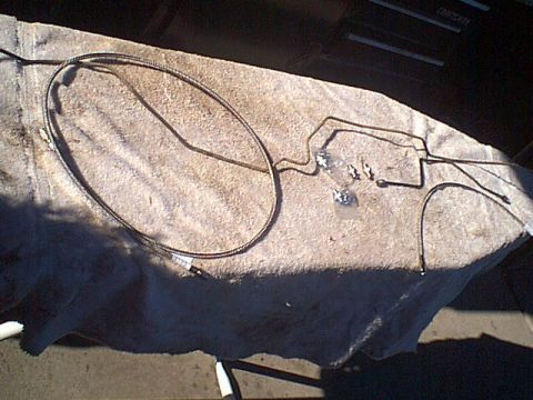 1983 Ford Bronco - This is both new axle lines and the adapters.
