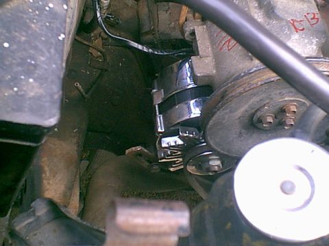 1983 Ford Bronco - I had a charging issues and i had this chrome 2G alt sitting on the shelf. so in the bronco it goes. it is a 65 amp alt. Looks good in its…