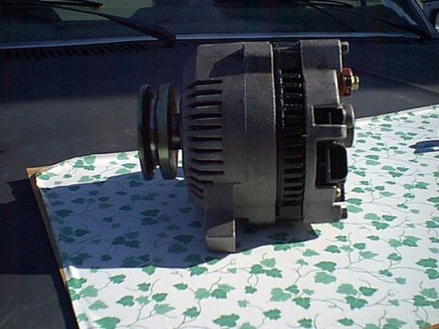 1983 Ford Bronco - This is the Tempo alt not what you want fof the swap. the plugs are the same as the correct one.