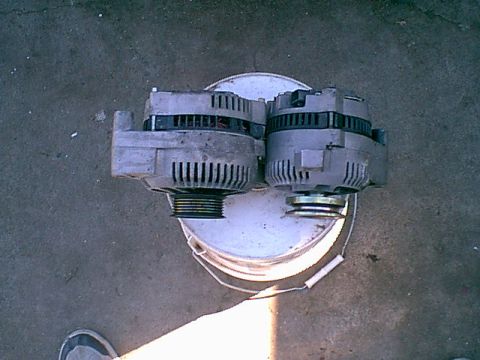 1983 Ford Bronco - Well another trip the the yard and i got this correct alt off a Taruas. At this time the pullies are wrong i need to swap them. i took them…