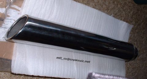 2000 Ford Crown Victoria - Genuine Marauder Tips.