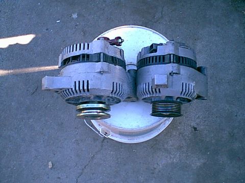 1983 Ford Bronco - after i returned from the auto store here they are correct pullies on the correct alt.
