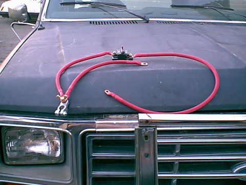 1983 Ford Bronco - Here are all the new wires. i planning on adding a second battery with the selector switc so i took the charge wire to the battery and a ne…