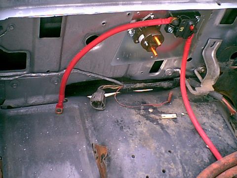 1983 Ford Bronco - Now i am ready to start wiring this thing this is from the BAT+ alt post to the circuit breaker then to the battery..