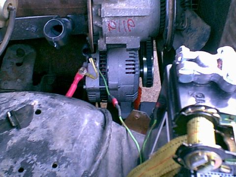 1983 Ford Bronco - Here is a different view of the alt installed.