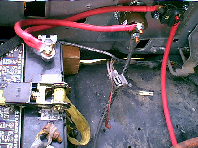 Here are all the wires connected. the plug on the bottom that is open right now is the power bypass for the fuse block and inside power needes. it get connected to the battery pos or the battery side of the relay. i was soldering new ends on the other pigtail so i can jut plug it in and go.