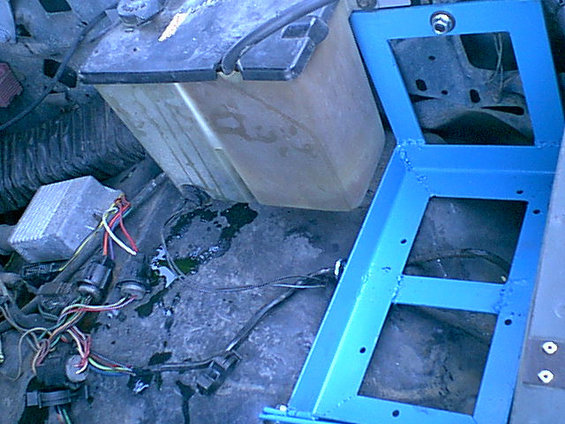 Here is the overflow and washer installed.