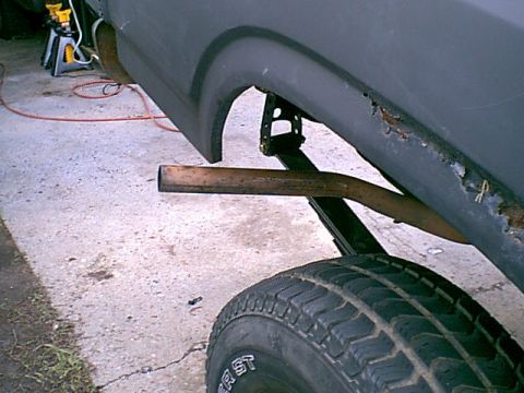 1983 Ford Bronco - i had Marcco muffler install the cat and fix the tail pipe. this is much better.