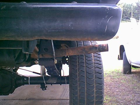 1983 Ford Bronco - This was with the new hanger and a fast bend in the pipe.