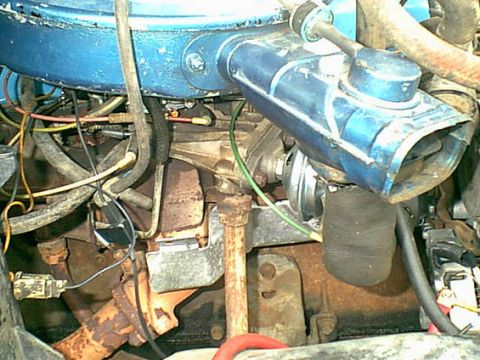 1983 Ford Bronco - Here is the new EGR installed. i had to use the correct washer in the system. different calibrations used different thickness and different…
