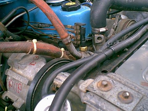 1983 Ford Bronco - Here is the new 4 port tree installed.