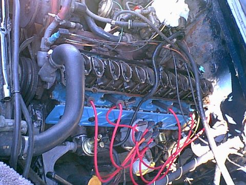 1983 Ford Bronco - new lifter installed and all tourqued back down. i cleaned and painted the lifter cover.