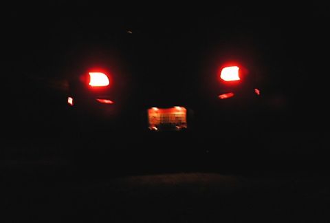 1998 Ford Taurus - UFO moving away at high speed . . . wait a sec, that UFO has an Ohio license plate!