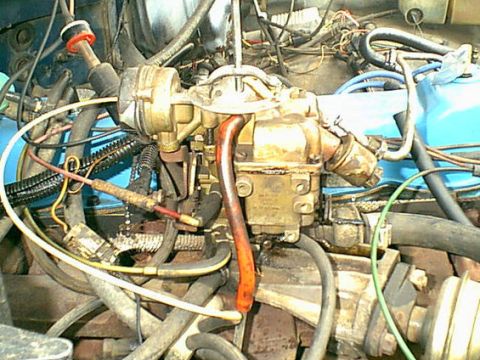 1983 Ford Bronco - here is the pass side of the carburetor.