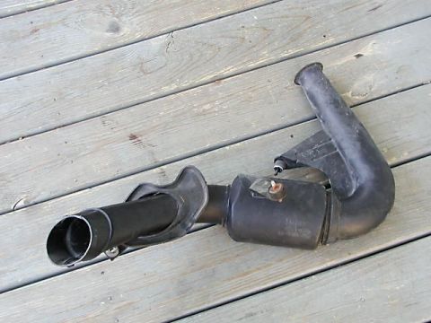1998 Ford Taurus - The stock air silencer. What a convoluted piece of crap!