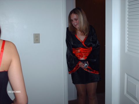 1995 Ford Probe - Two women are in a room, one wearing a kimono. The photo is dated March 20, 2005.