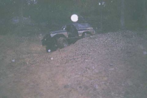 1978 Ford Bronco - This 1978 Ford Bronco navigates a challenging off-road terrain.