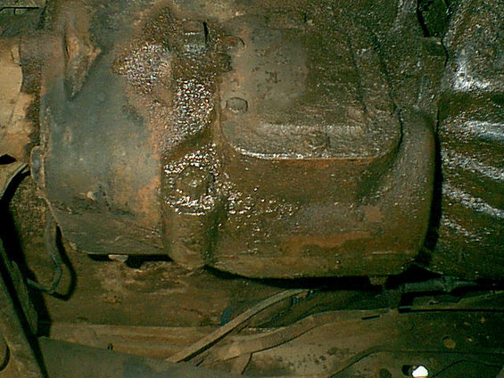 this is the pass side and you can see the PTO cover.