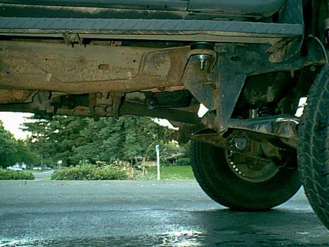 1983 Ford Bronco - Here ar the superlift 4" radius arm drop mounts. it was good i was replacing the arms. The mounts were loose and started to tear the frame.
