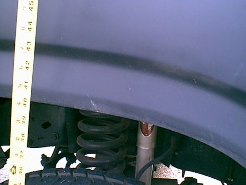 1983 Ford Bronco - Here is the starting point. 40" at the start.
