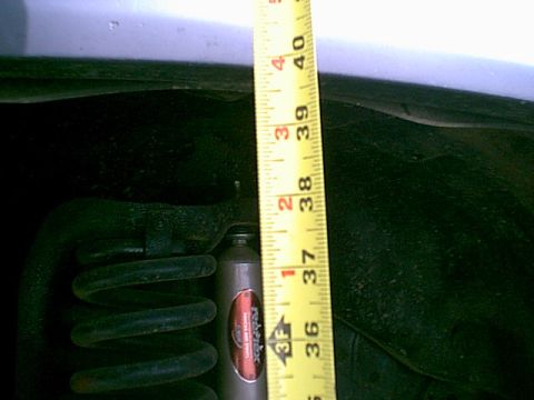 1983 Ford Bronco - another shot of the starting point. 40 inches from the ground.