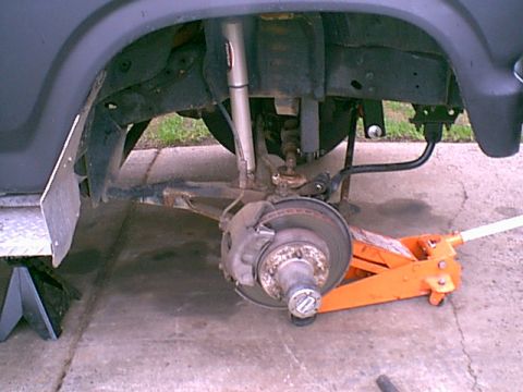 1983 Ford Bronco - The swap is sorta easy and fast. i removed the top of the shock and the top coil keeper and the bottom 1 1/8 nut on the retainer. i then dr…