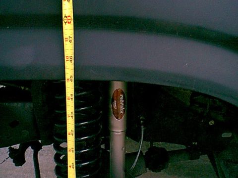 1983 Ford Bronco - if i remove the swaybar i get almost 45 inches. i think i need to look into this issue.