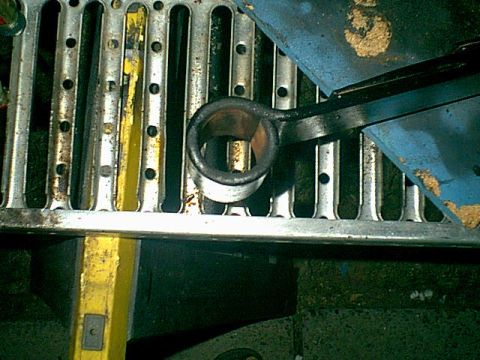 1983 Ford Bronco - i tried a few different ways to remove the rubber bushing i tried drilling, pressing them out i found a tourch works great. start burning t…