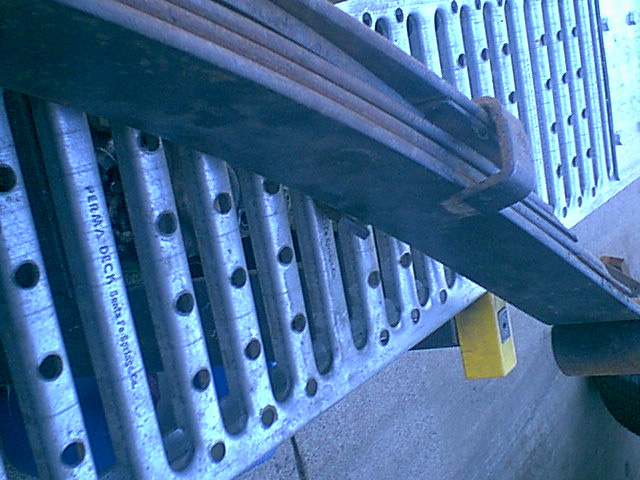 I hammered the clamp back to its correct shape.