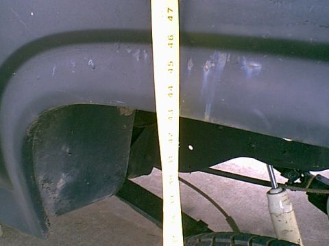 1983 Ford Bronco - Well here is the starting point. 43" drivers side rear end.