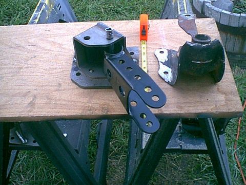 1983 Ford Bronco - here is the way it is going into my bronco the stock setup on the right my new setup on the left.