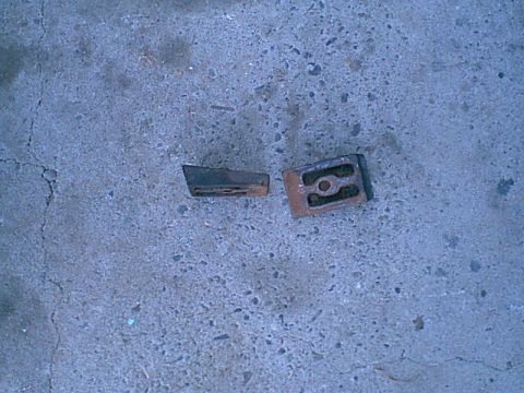 1983 Ford Bronco - Here is the other side of the shim blocks. they make great paper weights.