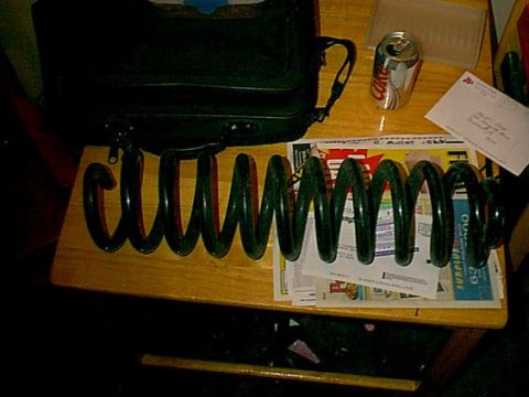 1983 Ford Bronco - here is the new coils. all shinny and rear to goto work.