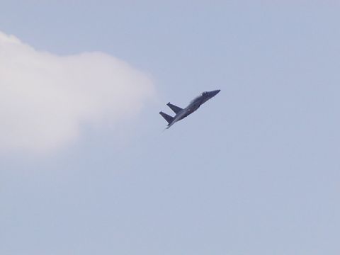 1998 Ford Taurus - F-15E fly-over.