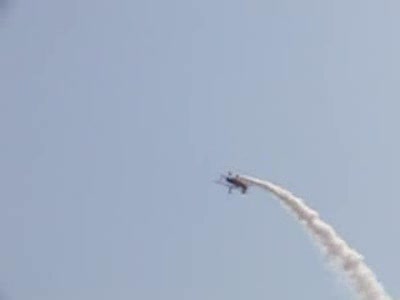 1998 Ford Taurus - Grumman Ag Cat doing a loop. Stupid trailer!