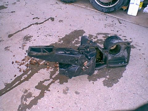 1983 Ford Bronco - This is the other side of the old heater box.