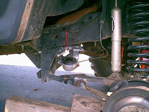 1983 Ford Bronco - Here is pass side almost ready to be reinstalled. I found these "S" hooks at the local swap meet. nice to not have calipre just hang by the…