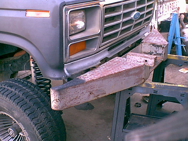 Here is the test fit after the pass side was all trimed.