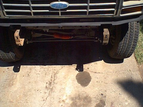 1983 Ford Bronco - another frame shot after i painted the valence.