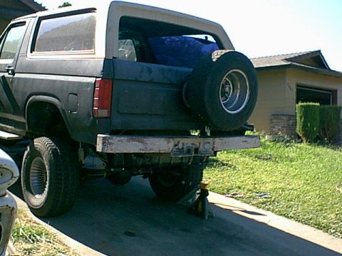 1983 Ford Bronco - Here is the bumper all ready to be installed